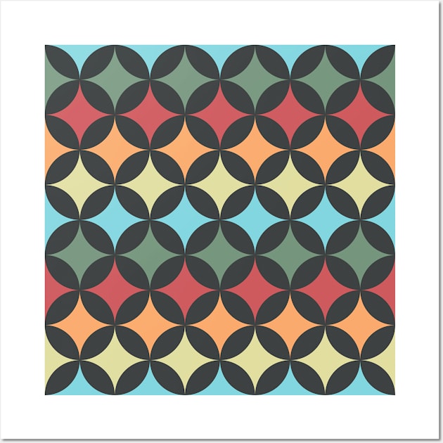 Geometric Pattern: Circle Nested: Ornament Wall Art by Red Wolf